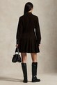 Хлопковое платье Polo Ralph Lauren 211972069 коричневый AW25