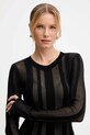 Patrizia Pepe sukienka czarny 8A1499.K240T