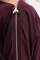 Patrizia Pepe rochie 8A1501.J321 burgundia