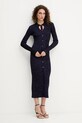Obleka Patrizia Pepe 8A1548.K269 vijolična AW25