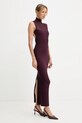Patrizia Pepe sukienka 8A1555.K143 bordowy AW25