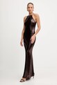 Patrizia Pepe rochie 8A1567.J326 burgundia AW25