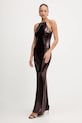 Patrizia Pepe rochie 8A1567.J326 burgundia AW25