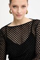 Patrizia Pepe sukienka czarny 8A1579.A638