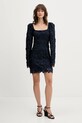 Rotate sukienka 1150321725 granatowy AW25