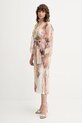 MUNTHE sukienka jedwabna PRIVET 252133125219 beżowy AW25