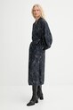 MUNTHE sukienka GITALU 253130625320 granatowy AW25