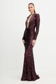 Šaty Elisabetta Franchi ABR1356E2 burgundské AW25