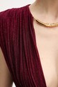 Elisabetta Franchi rochie ABR1556E2 burgundia