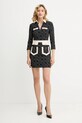 Šaty Elisabetta Franchi ABS0156E2 černá AW25