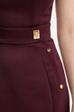 Elisabetta Franchi rochie din lână AB82856E2 burgundia