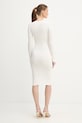 Îmbrăcăminte Elisabetta Franchi rochie din mătase AM10B56E2 bej