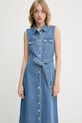 Morgan rochie jeans albastru RJEAN
