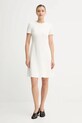 Calvin Klein sukienka LV044C064G beżowy AW25