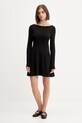 Tommy Jeans rochie DW0DW21745 negru AW25