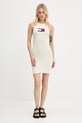 Tommy Jeans sukienka DW0DW20877 beżowy AW25