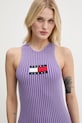 Tommy Jeans sukienka fioletowy DW0DW20877
