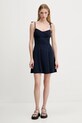 Tommy Jeans rochie DW0DW20880 bleumarin AW25