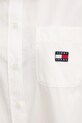 Bavlnené šaty Tommy Jeans DW0DW21122 biela
