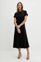 Tommy Hilfiger vestito in cotone WW0WW46710 nero AW25