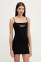 Haljina Juicy Couture HAYLEY MINI DRESS natpis crna JCWED225304