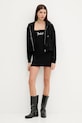 Obleka Juicy Couture HAYLEY MINI DRESS JCWED225304 črna AW25