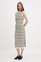 Tommy Hilfiger sukienka WW0WW45649 beżowy AW25