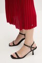 Tommy Hilfiger sukienka z domieszką jedwabiu WW0WW45653 czerwony