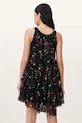 Φόρεμα AllSaints RACH W107DC μαύρο