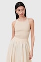 AllSaints rochie ZENIA W188DC bej AW25