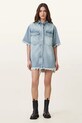 Джинсова сукня AllSaints FAYE W221DC блакитний