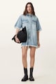 AllSaints rochie din denim FAYE W221DC