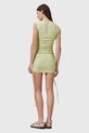 AllSaints sukienka bawełniana SONNY W238DC zielony