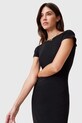 AllSaints rochie din bumbac KATARINA W253DC negru AW25