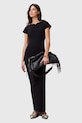 AllSaints rochie din bumbac KATARINA W253DC negru
