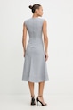 Oblečenie Šaty s prímesou vlny Karl Lagerfeld A3W13034 sivá