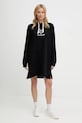 Karl Lagerfeld sukienka bawełniana A3W44010 czarny AW25