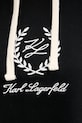 Karl Lagerfeld pamut ruha A3W44010 fekete