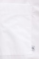 Calvin Klein Jeans rochie din bumbac LV047C022G alb