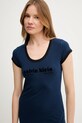 Φόρεμα Calvin Klein Jeans σκούρο μπλε LV047C259G