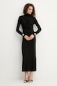 Simona Corsellini sukienka A25CPAB00601 czarny AW25