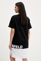 Odzież Karl Lagerfeld Jeans sukienka bawełniana A3W13005 czarny