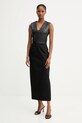 BOSS vestito con aggiunta di lana 50543504 nero AW25