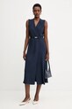 BOSS sukienka 50548494 granatowy AW25