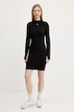 Hugo Blue sukienka 50545016 czarny AW25