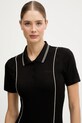 Φόρεμα Guess PEONY μαύρο V5YK00.KCX12