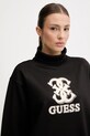 Obleka Guess CARMEN črna V5YK07.KCX22