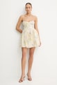 Bardot sukienka 59910DB żółty AW25