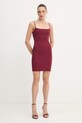 MICHAEL Michael Kors sukienka MT5833Z33D bordowy AW25
