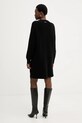 Odzież Pinko sukienka z dodatkiem wełny 105504.A2R1 czarny